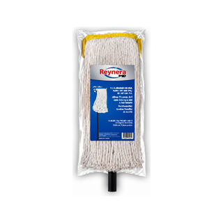 Reynera Mop De Algodón Con Clip Y Mango Metálico, 510Gr