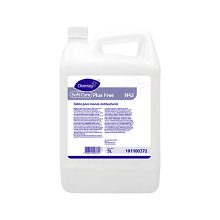 Jabón Antibacterial Suave para Manos marca Soft Care Plus Free W5016