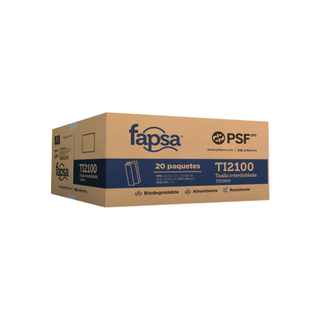 Toalla Interdoblada marca Fapsa TI2100 Hoja Doble