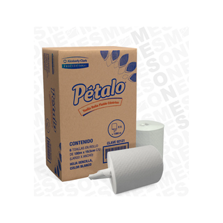 Toalla para Manos Fluido Céntrico marca Pétalo 180 m Gofrado USA 94215