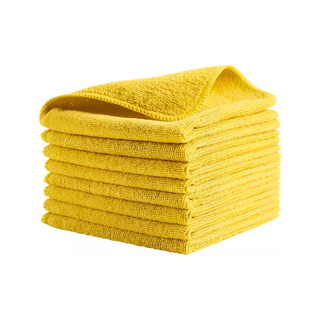 Paño marca Rubbermaid de Microfibra Ligera 40.6x40.6 cm color Amarillo