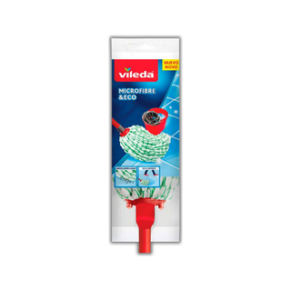 Mop de Microfibra Eco marca Vileda con Bastón
