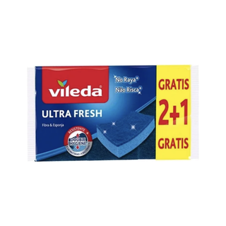 Fibra Esponja Ultra Fresh No Raya marca Vileda 2+1