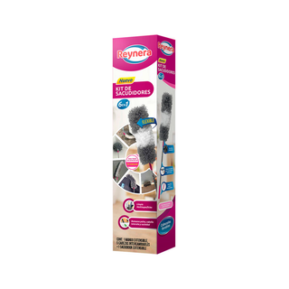Kit de Sacudidores marca Reynera 5 Cabezales Intercambiables y Sacudidor Microfibra Extendible