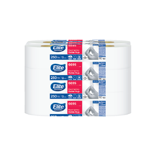 Papel Higiénico Junior marca Elite Pro HD250 Bobina Gofrado