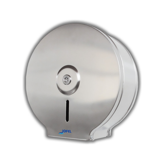 Despachador Higiénico Mini marca Jofel Acero Inoxidable Satinado con Llave de Seguridad
