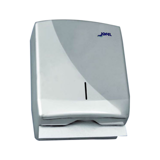 Despachador de Toalla Futura marca Jofel Z-600 Acero Inoxidable con Llave y Kit de Instalación