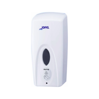 Despachador de Jabón Automático Óptico marca Jofel 1 L Rellenable ABS color Blanco