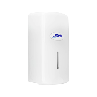Despachador de Jabón/Gel Smart marca Jofel 1 L Rellenable con Llave de Seguridad color Blanco
