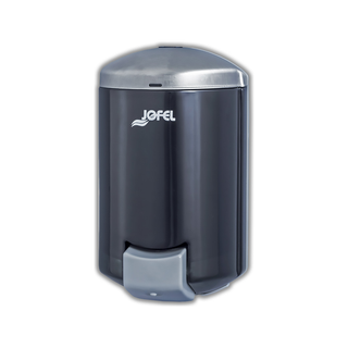 Despachador de Jabón Aitana Luxe marca Jofel 800 ml con Llave de Seguridad color Humo