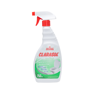 Limpiador Líquido marca Clarasol Baños 750 ml con Aspersor