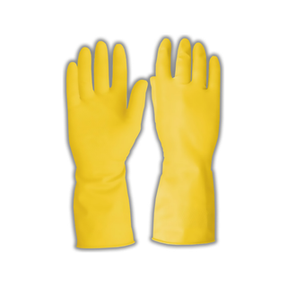 Guante Multieconómico Satinado marca Vitex No.8 color Amarillo