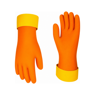 Guante Refortex Satinado marca Vitex No.9 color Naranja