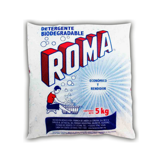 Detergente en Polvo marca Roma 5 kg