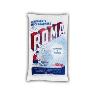 Detergente en Polvo marca Roma 500 g