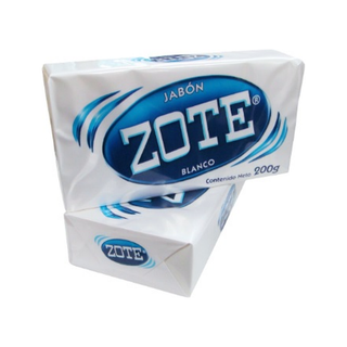 Jabón en Barra marca Zote 200 g color Blanco