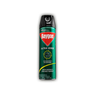 Insecticida marca Baygon Ultra Verde 400 ml