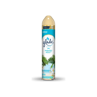 Aromatizante marca Glade Paraíso Azul 345 g 400 ml Aerosol