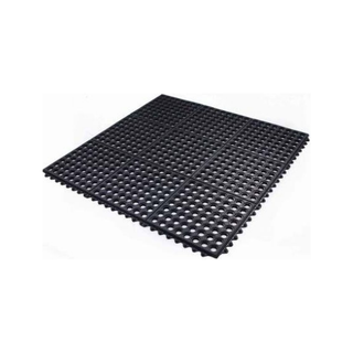 Tapete marca Siltec Antifatiga 90x90 cm color Negro