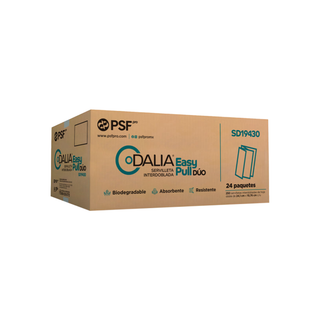 Servilleta Easy Pull Duo marca Dalia 250 Servicios USA Servilletero DE08579