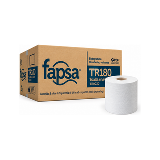Toalla en Rollo marca Fapsa Pro Fluido Céntrico 180 m USA TD025502-001