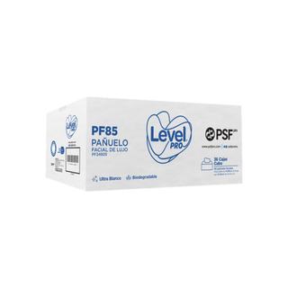 Pañuelo Facial Cubo marca Level Pro - Cajilla con 100 servicios