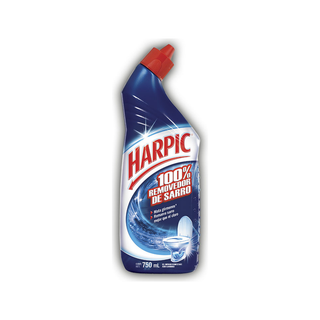 Limpiador Desinfectante para Inodoro marca Harpic Removedor de Sarro 750 ml