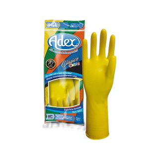 Guante Clásico Colors marca Adex No.9 28 cm Largo color Amarillo