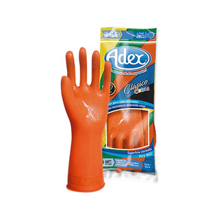 Guante Clásico Colors marca Adex No.9 28 cm Largo color Naranja