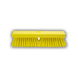 Cepillo Deck Scrub en PBT marca Castor 10" color Amarillo