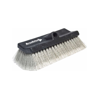 Cepillo marca Castor 10" Bi-Level en PVC para Lavar Autos Camiones y Trailers color Gris