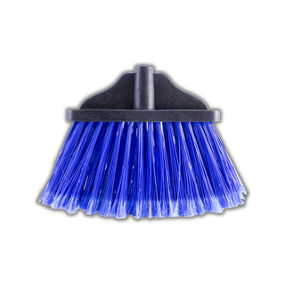 Escoba Tipo Abanico en PVC marca Castor para Polvos Finos USA 1901 1901-M 1905-M color Azul