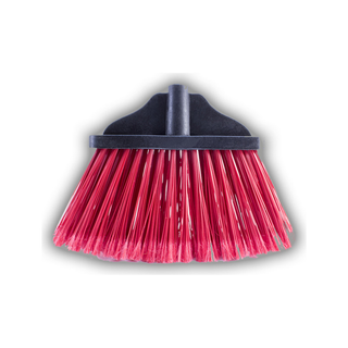 Escoba Tipo Abanico en PVC marca Castor para Polvos Finos USA 1901 1901-M 1905-M color Rojo