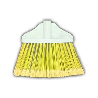 Escoba Tipo Abanico en PVC marca Castor para Polvos Finos USA 1901 1901-M 1905-M color Amarillo