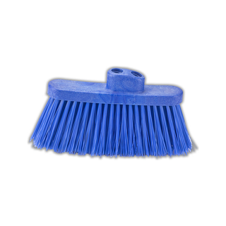 Escoba marca Castor 4" Rigidez Suave PBT Doble Perforación para Polvos Finos y Medios color Azul