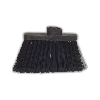 Escoba Angular marca Castor 6" en PVC para Barrido Polvos Finos color Negro