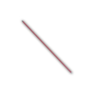 Bastón de Lámina 1.20 m marca Castor color Rojo