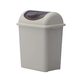 Cesto Balancín marca Sablón 17 L con Tapa Humo color Beige