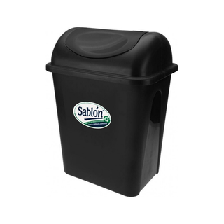 Cesto Balancín marca Sablón 17 L color Negro