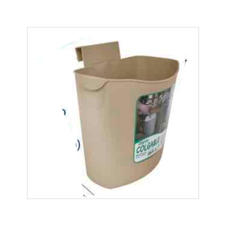 Cesto marca Sablón Colgable 6.5 L para Cocina Oficina o Bar color Capuchino