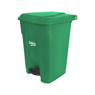 Cesto marca Sablón de Pedal 50 L 42.5x39.5x60 cm color Verde