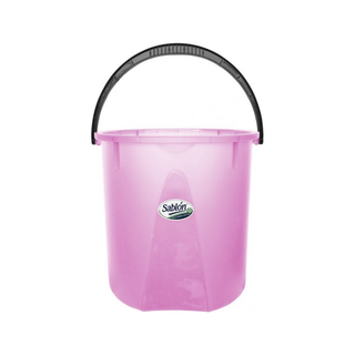 Cubeta de Plástico Flexible marca Sablón 13 L color Rosa