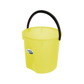 Cubeta de Plástico Flexible marca Sablón 13 L color Amarillo