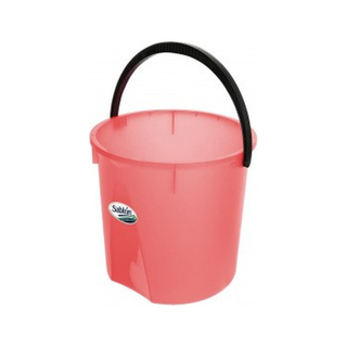 Cubeta de Plástico Flexible marca Sablón 13 L color Rojo