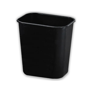 Cesto Papelero Rectangular Balancín Chico 13 L color Negro