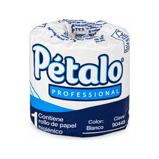 Papel Higiénico Tradicional marca Pétalo Empaque Individual