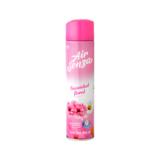 Aromatizante marca Air Senza Suavidad Floral 400 ml Aerosol
