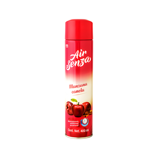 Aromatizante marca Air Senza Manzana Canela 400 ml Aerosol