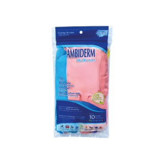 Guante de Colores Multiusos marca Ambiderm Unitalla