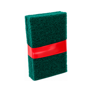 Fibra Verde Etiqueta Roja  Paquete Con 3 Piezas.